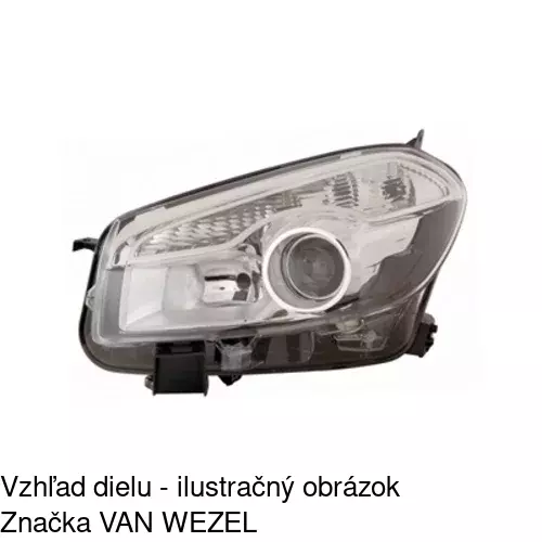 Hlavný reflektor POLCAR 2714091E - obr. 4