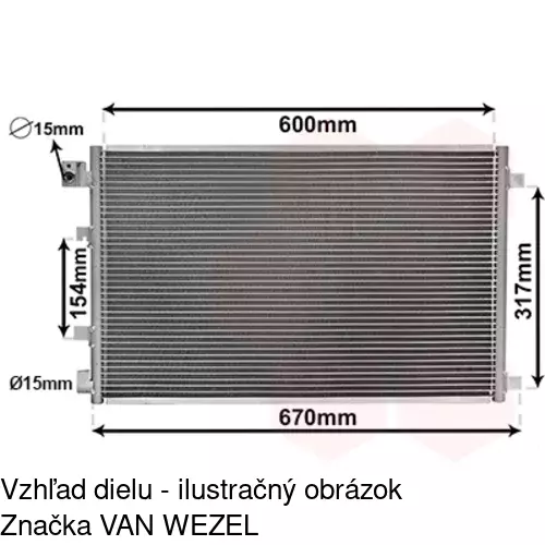 Chladiče klimatizácie POLCAR 2759K8C1S - obr. 1