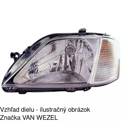 Hlavný reflektor POLCAR 2800092E - obr. 3