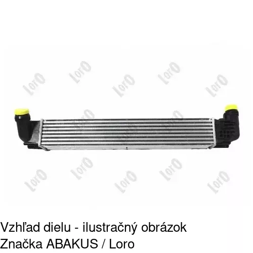 Chladiče vzduchu (Intercoolery) POLCAR 2800J8-1 - obr. 3