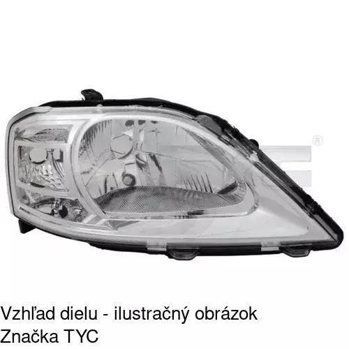 Hlavný reflektor POLCAR 2801100E