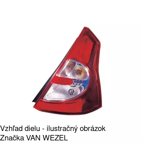 Zadné svetlo 2805880E /POLCAR/ - obr. 2