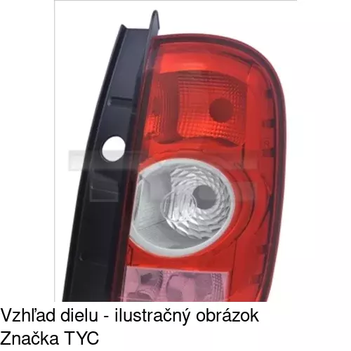 Zadné svetlo POLCAR 2820870E