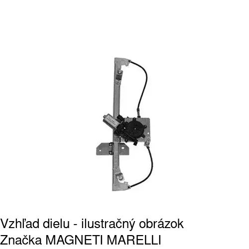 Elektrický mechanizmus okna dverí POLCAR 2820PSE1 - obr. 2