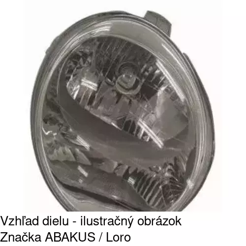 Hlavný reflektor POLCAR 290309-E - obr. 3