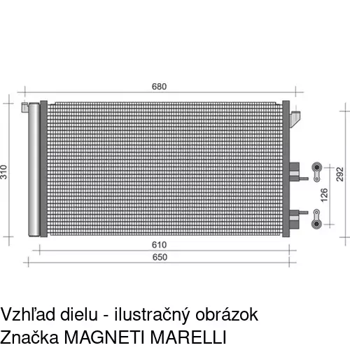 Chladiče klimatizácie POLCAR 3003K81X