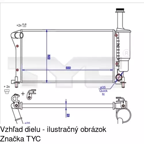 Chladiče vody POLCAR 300408-5