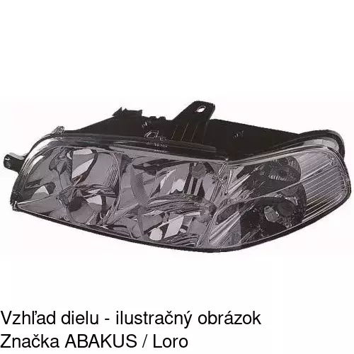 Hlavný reflektor POLCAR 300610-U