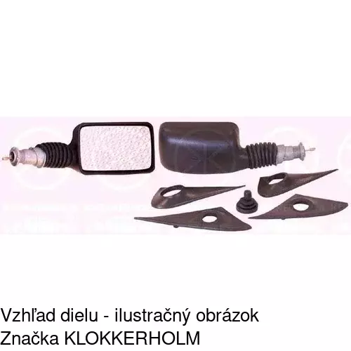 Vonkajšie zrkadlo POLCAR 3016521E - obr. 1