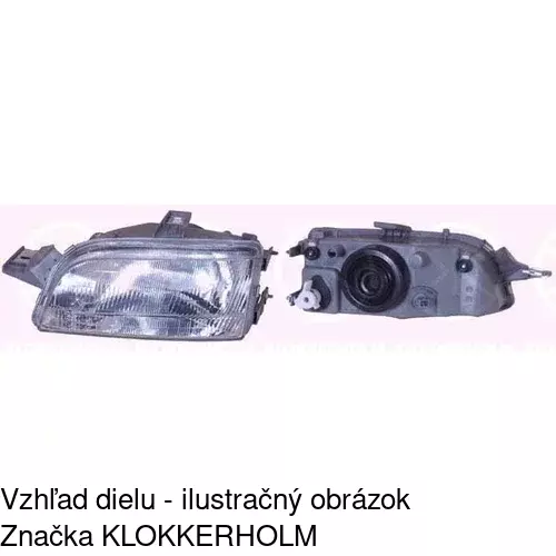 Hlavný reflektor POLCAR 3017101H - obr. 1