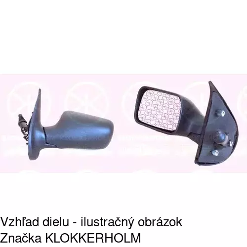 Vonkajšie zrkadlo POLCAR 3017511E