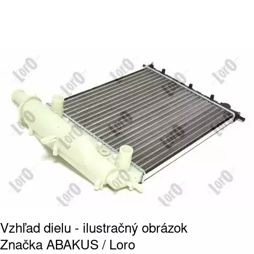 Chladiče vody POLCAR 301808A1 - obr. 1