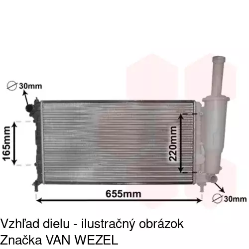 Chladiče vody POLCAR 3022086X - obr. 5