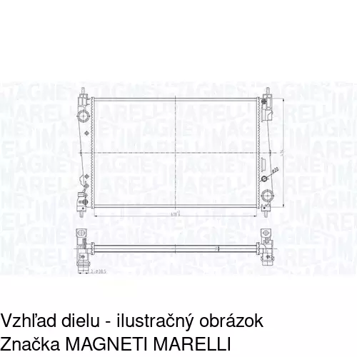 Chladiče vody POLCAR 302408-2 - obr. 1