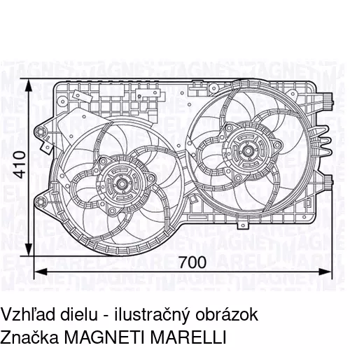 Ventilátory chladičov POLCAR 303123W4 - obr. 1