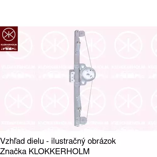 Elektrický mechanizmus okna dverí POLCAR 3035PSE2 - obr. 1