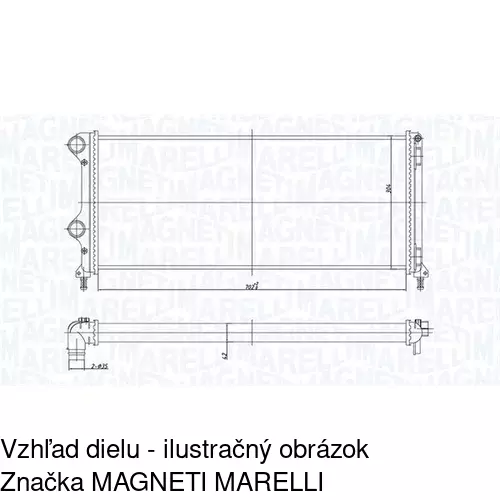 Chladiče vody POLCAR 304008A5 - obr. 1