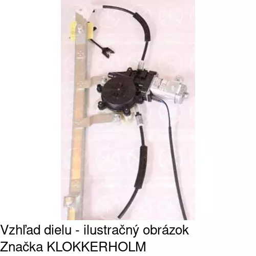 Elektrický mechanizmus okna dverí POLCAR 3040PSE1