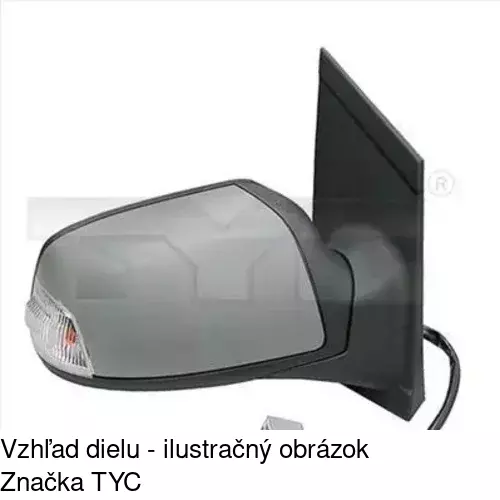 Vonkajšie zrkadlo POLCAR 3202518E - obr. 1