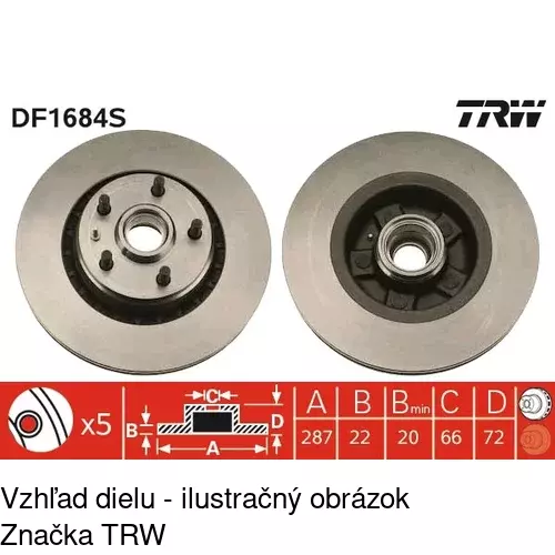 Zadné svetlo POLCAR 320287-T - obr. 1