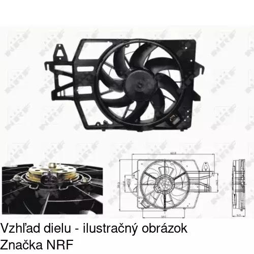 Ventilátory chladičov POLCAR 320723W3 - obr. 1