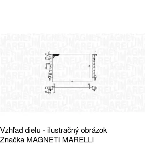 Chladiče vody POLCAR 321008A4 - obr. 1