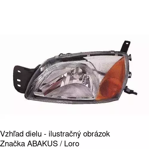 Hlavný reflektor POLCAR 321110-E - obr. 1