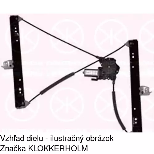 Elektrický mechanizmus okna dverí POLCAR 3212PSE1