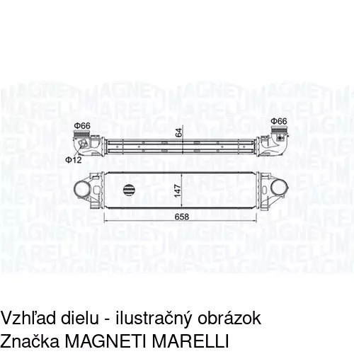 Chladiče vzduchu (Intercoolery) POLCAR 3219J8-1