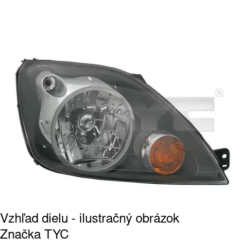 Hlavný reflektor POLCAR 323709-U - obr. 1