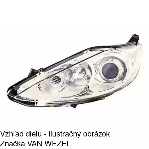 Hlavný reflektor POLCAR 3238092E - obr. 4