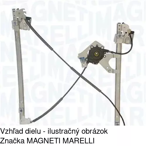 Elektrický mechanizmus okna dverí POLCAR 3240PSE1 - obr. 2