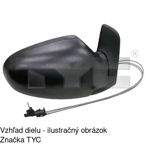 Vonkajšie zrkadlo POLCAR 3241525E - obr. 5