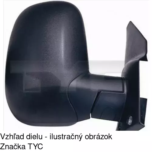 Vonkajšie zrkadlo POLCAR 3246523E