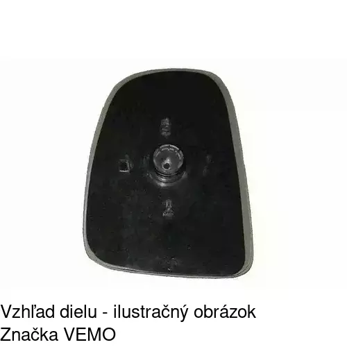 Sklo vonkajšieho zrkadla s držiakom 3246553E /POLCAR/ - obr. 1