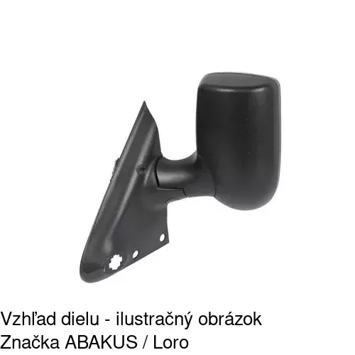 Vonkajšie zrkadlo POLCAR 3247514S