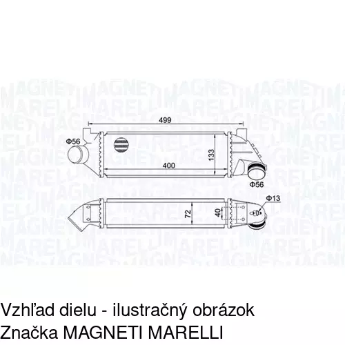 Chladiče vzduchu (Intercoolery) POLCAR 3247J8-2 - obr. 1