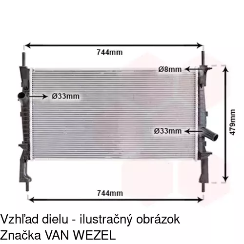 Chladiče vody POLCAR 324808A1 - obr. 4