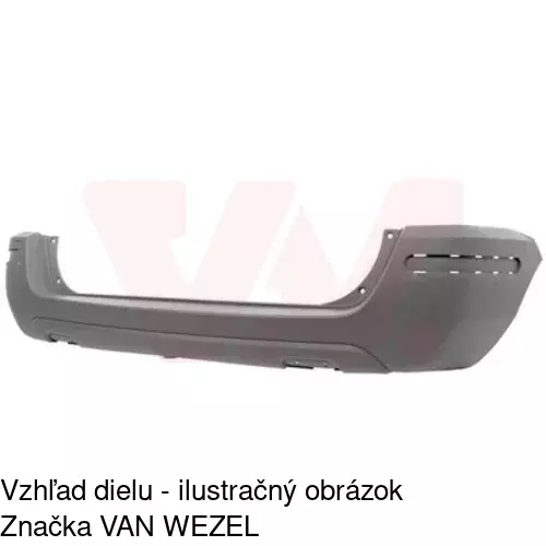 Zadný nárazník POLCAR 325796 - obr. 1