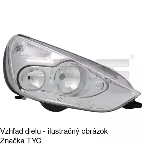 Hlavný reflektor POLCAR 327509-E