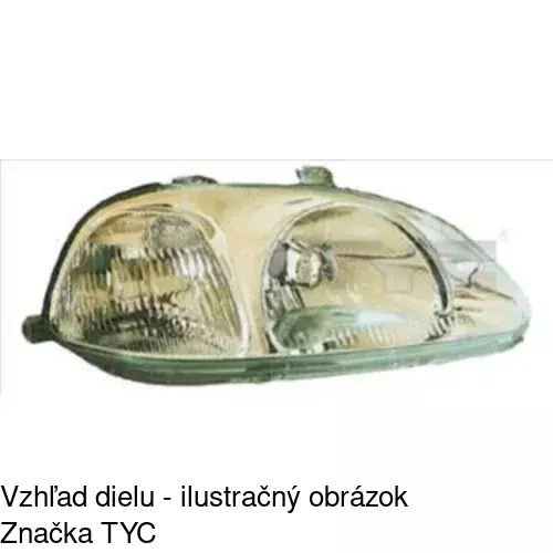 Hlavný reflektor POLCAR 381010-E