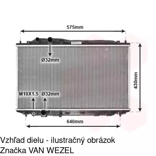 Chladiče vody POLCAR 382908-2 - obr. 1