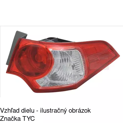 Zadné svetlo POLCAR 383688-E