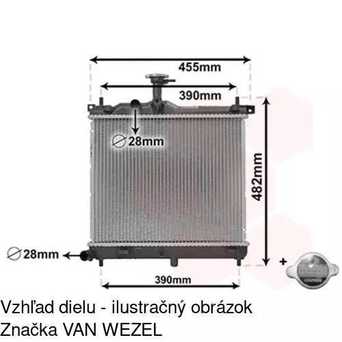 Chladiče vody POLCAR 400308-1 - obr. 2