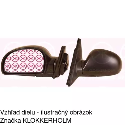 Vonkajšie zrkadlo 4007524E /POLCAR/