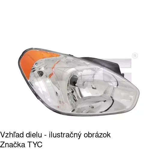 Hlavný reflektor POLCAR 4009091E