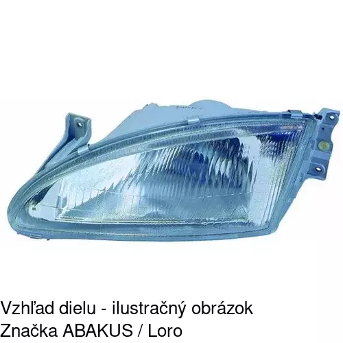 Hlavný reflektor POLCAR 401110-X - obr. 2