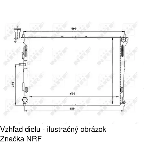 Chladiče vody POLCAR 401508-5