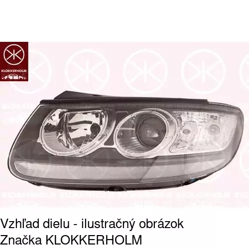 Hlavný reflektor POLCAR 405210-E