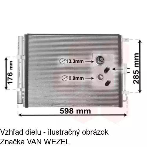 Chladiče klimatizácie POLCAR 40C2K8C2 - obr. 2